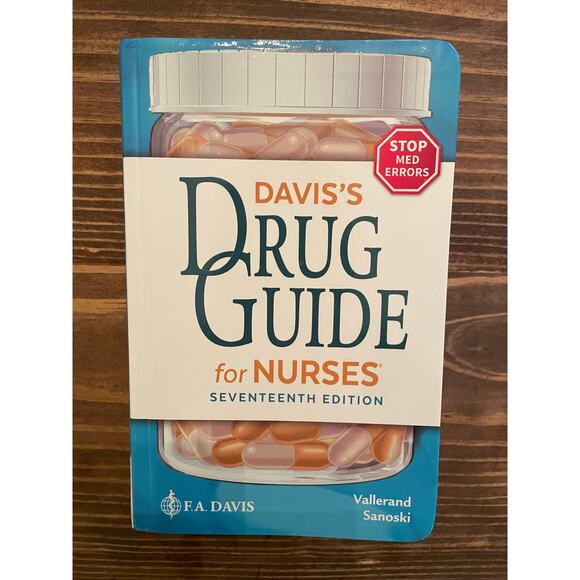Davis’s Drug Guide for Nurses 17th Edition (Vallerand, Sanoski, 2021) - Picture 1 of 7